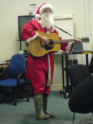 Secret Santa - Paul Singing And Strumming